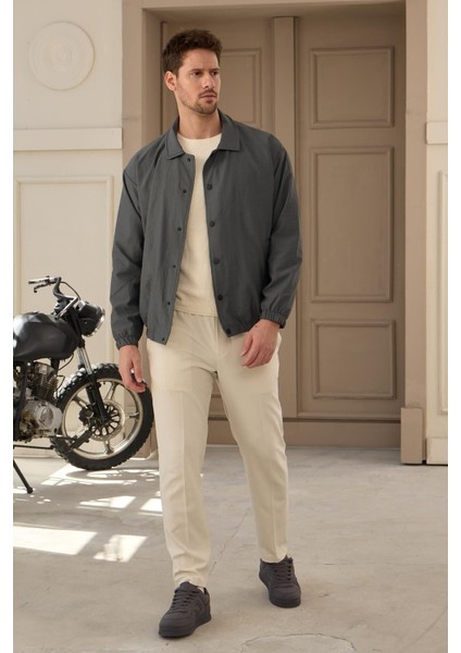 Erkek Paraşüt Mont Ceket Antrasit - 3621DNGR modelleri