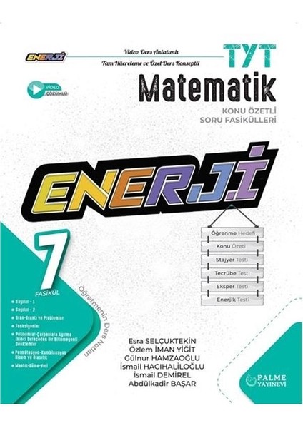 Yks Tyt Enerji Matematik Konu Özetli Soru Fasikülleri *yeni*
