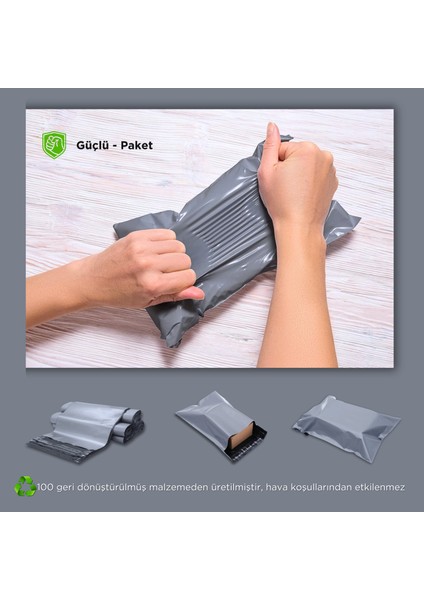 Baskısız Cepli Kargo Poşeti 1000 Adet 22,5 cm x 30 cm + 5 cm