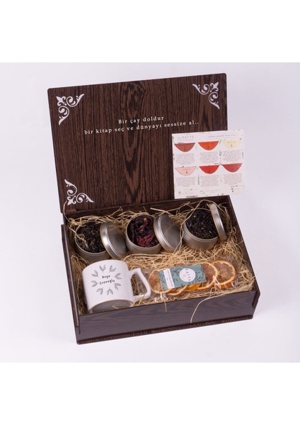 Çaysevere Kişiye Özel Dünya Çayları Hediye Kutusu
