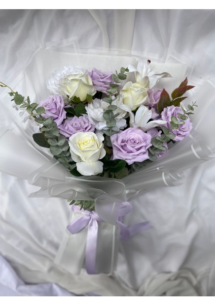 Isteme Çiçeği Kız Isteme Yapay Çiçek Söz Çiçeği Okaliptüs Çiçek Buketi fiyatları