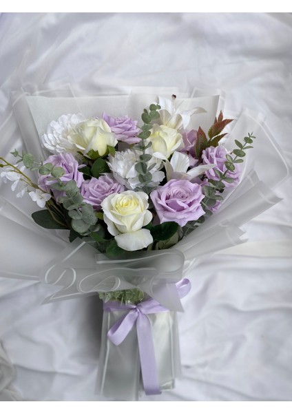 Isteme Çiçeği Kız Isteme Yapay Çiçek Söz Çiçeği Okaliptüs Çiçek Buketi fırsatları