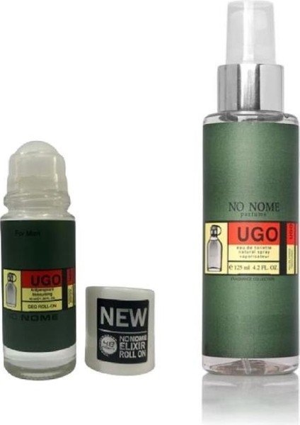 Deo Roll-On Man Ugo 40 ml & Ugo Body Splash EDT Erkek Vücut Parfümü 125 ml