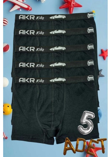 Erkek Çocuk 5'li Pamuklu Boxer indirimleri