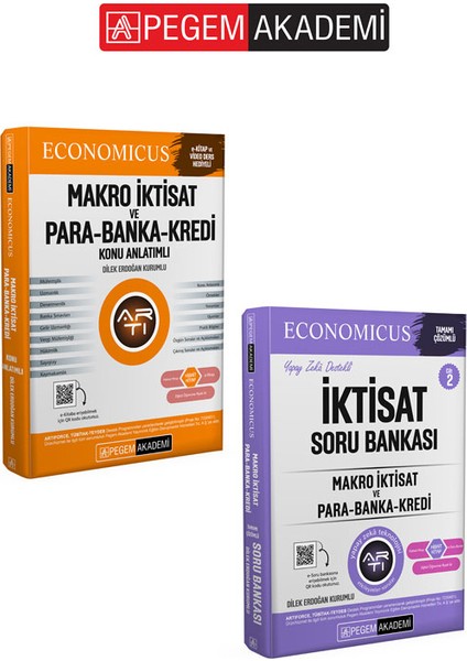 PEGEM AKADEMİ KPSS A Grubu Makro İktisat Konu Anlatımlı- Soru Ban