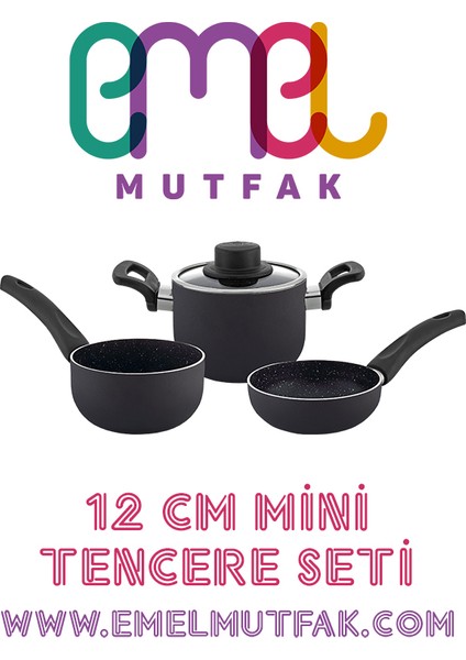 12 cm Mini Tencere Seti