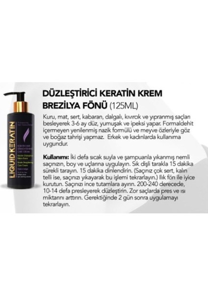 Liquid Keratin Ekstra Botoks 2 Düzleştirici Keratin Bakım Seti