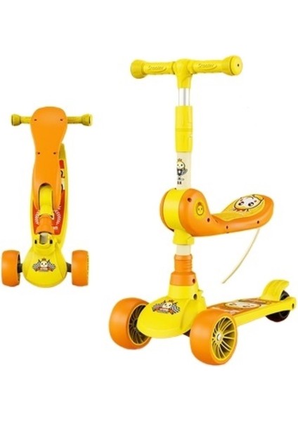 Kaygan Çocuk Scooterına Binilebilir Veya Üzerine Oturulabilir (Yurt Dışından)