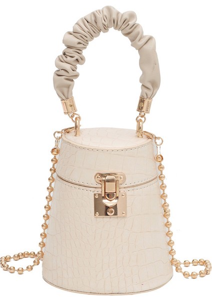 Kore Tarzı Şık Timsah Desenli Zincir Omuz Crossbody Çanta (Yurt Dışından)