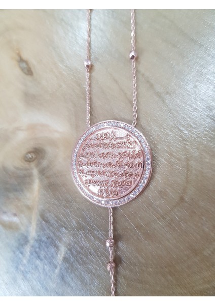Ayetel Kürsi Allah Yazılı Italyan Gümüş Kolye modelleri