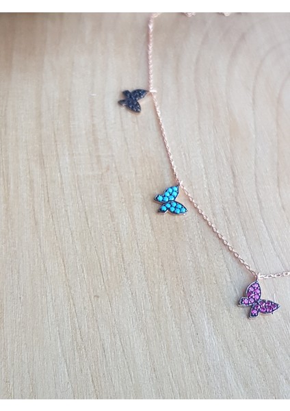 Kelebek Şans Gümüş Kolye fiyatları