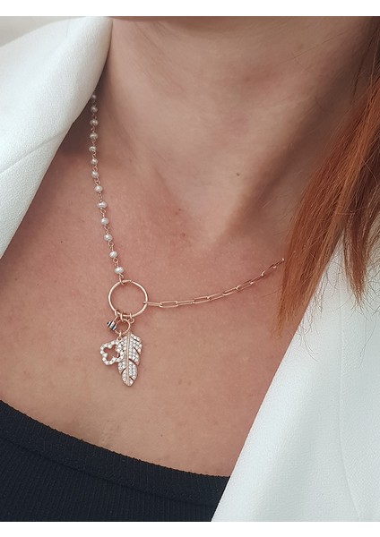 Inci Italyan Zincir Şans Gümüş Kolye fiyatları