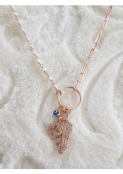 Inci Italyan Zincir Şans Gümüş Kolye modelleri