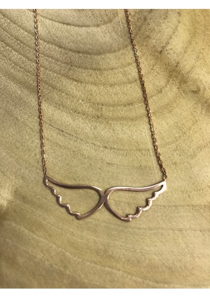 Melek Kanadı Gümüş Kolye