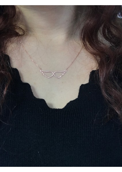 Melek Kanadı Gümüş Kolye fiyatları