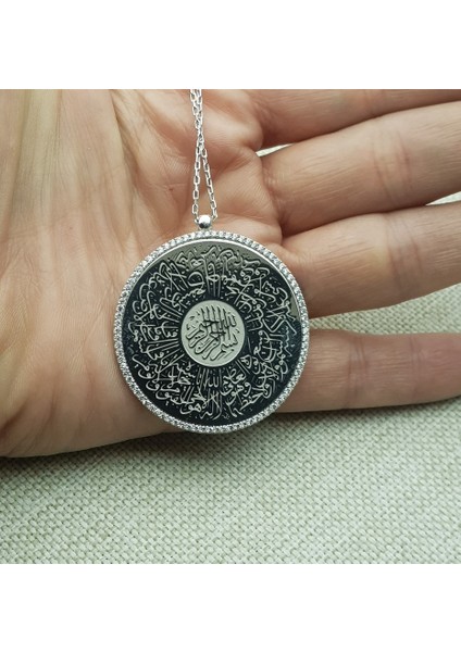 Besmele Ayetel Kürsi Gümüş Kolye fiyatları