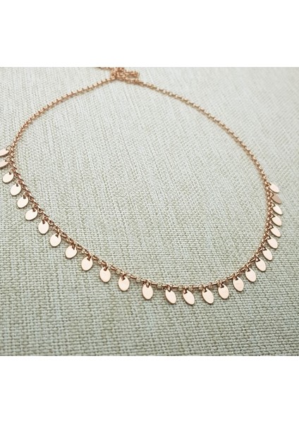 Pul Sallantılı Gümüş Kolye