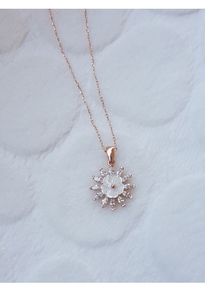 Manolya Gümüş Kolye