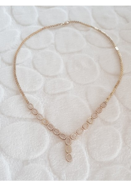 Altın Kaplama Gerdanlıklı Gümüş Kolye fiyatları