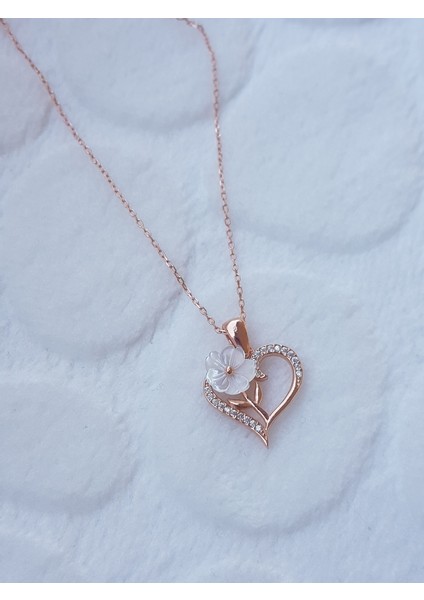 Manolya Gümüş Kolye