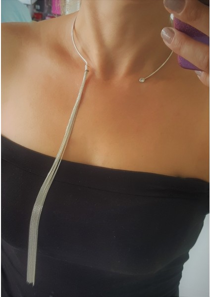 Tasarım Püsküllü Gümüş Kolye fiyatları