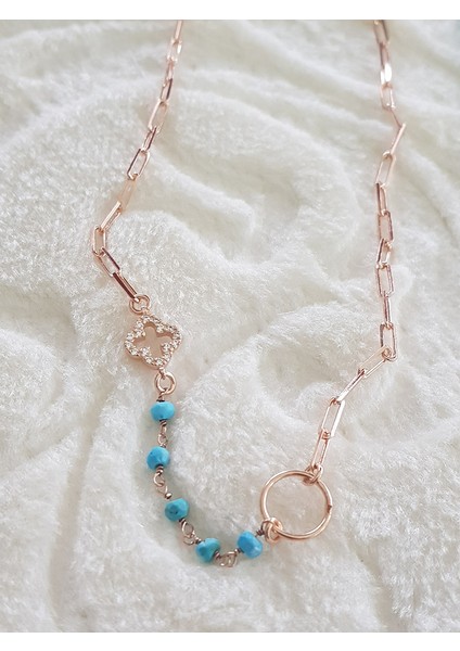 Firuze Taş Tasarım Gümüş Kolye fiyatları