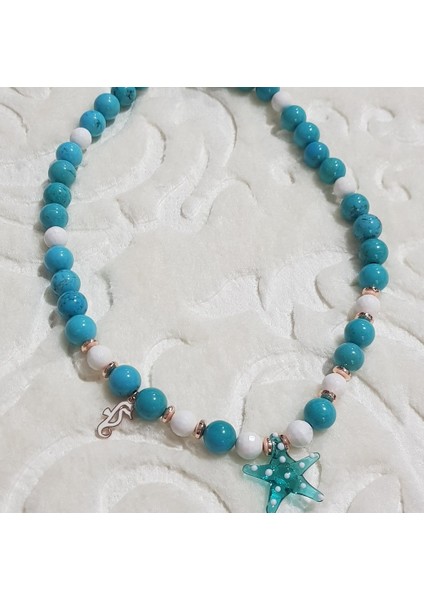 Doğaltaş Tasarım Gümüş Kolye