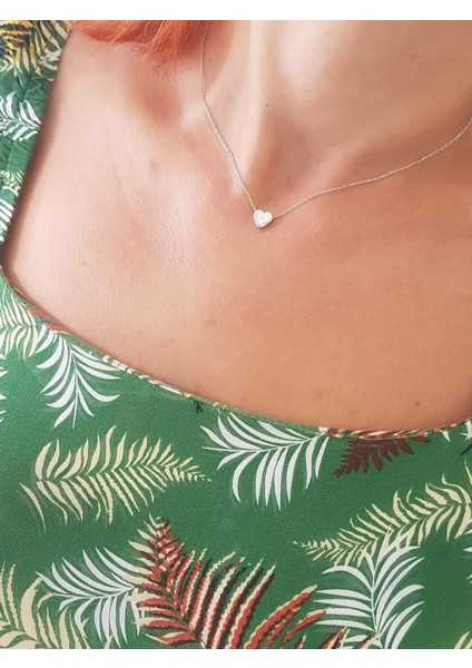 Kalp Gümüş Kolye fiyatları