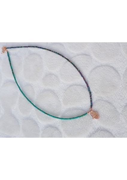 Firuze Afgan Taş Fatma Ana Eli Gümüş Kolye fiyatları