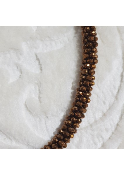 Hapishane Işi Bakır Kahve Kristal Bileklik fiyatları