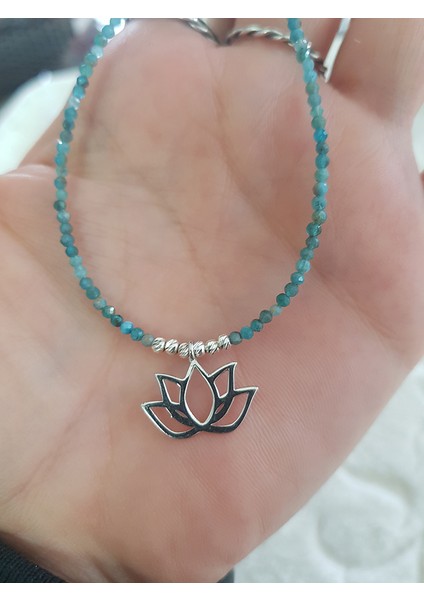 Yaşam Çiçeği Doğal Taş Gümüş Kolye fiyatları