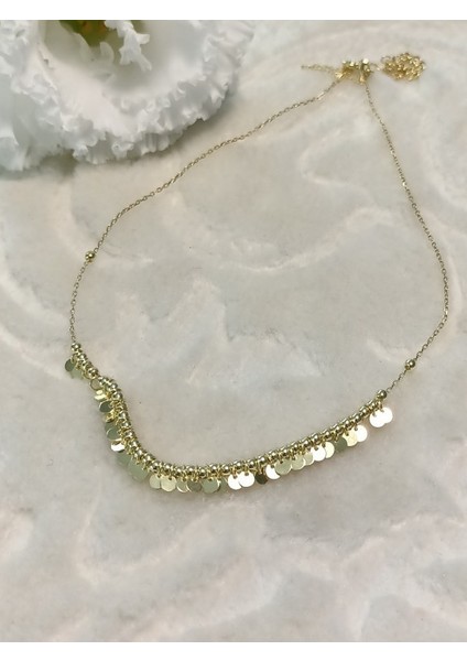 Altın Kaplama Pullu Italyan Gümüş Kolye fiyatları