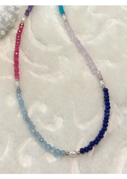 Doğal Taş Inci Tasarım Kolye fiyatları