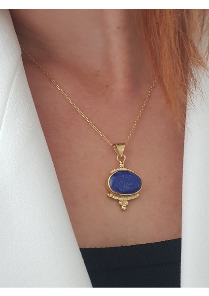 Lapis Taşı Gümüş Kolye fiyatları