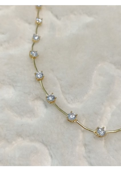 Altın Kaplama Taşlı Italyan Gümüş Kolye modelleri