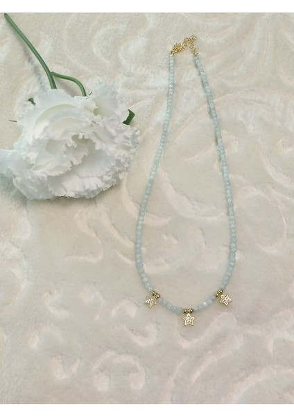 Doğaltaş Yıldız Gümüş Kolye