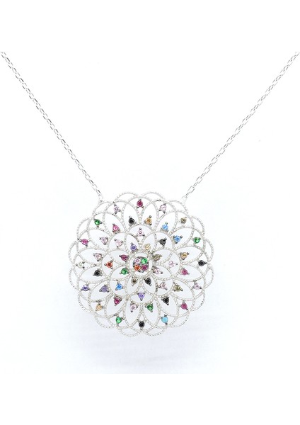 Lotus Gümüş Kolye