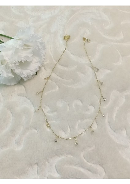 Altın Kaplamatek Taş Sallantılı Italyan Gümüş Kolye fiyatları