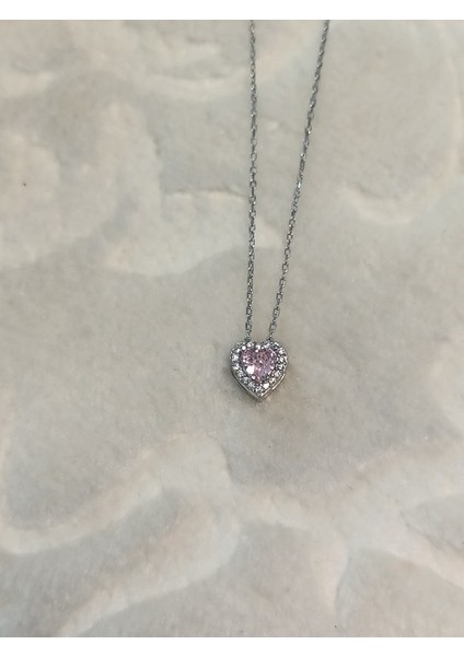 Swarovski Taş Kalp Gümüş Kolye fiyatları