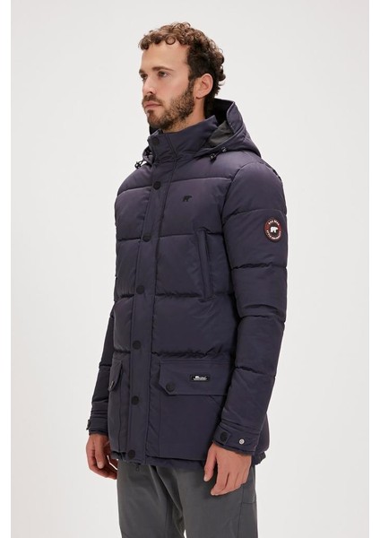 Colonel Puffer Antrasit Erkek Kapüşonlu Mont