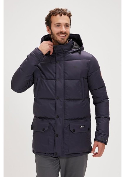Colonel Puffer Antrasit Erkek Kapüşonlu Mont