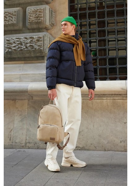 Erkek Su Geçirmez Şişme Mont Lacivert - 3634DNGR indirimleri