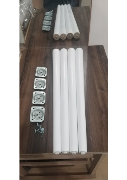 60 cm 5lik beyaz konik ayak.