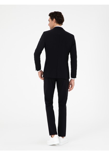 Erkek Siyah Slim Fit Takım Elbise 50296939-VR046 indirimleri