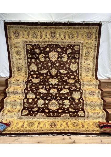 El Dokuma Afgan Uşak Halı - 283 X 379