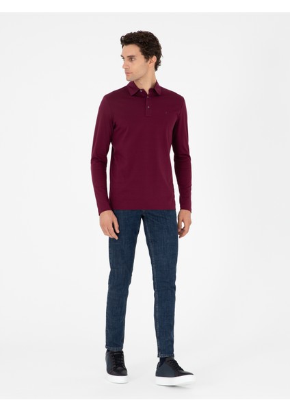 Erkek Bordo Sweatshirt 50294327-VR014