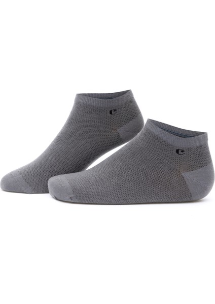 Erkek Gri Sneaker Pamuk Karışımlı Çorap 50299935-100