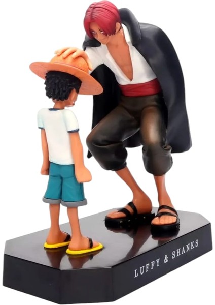 Anime One Piece Luffy & Shanks 17 cm Pvc Figür