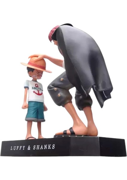 Anime One Piece Luffy & Shanks 17 cm Pvc Figür modelleri