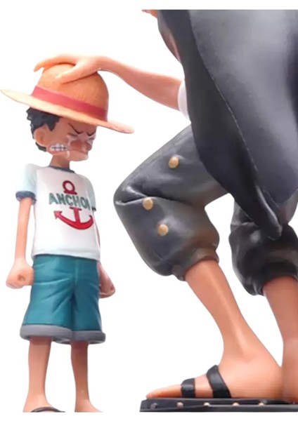 Anime One Piece Luffy & Shanks 17 cm Pvc Figür fırsatları
